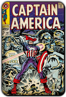 

Marvel Captain America -lucky pack of 1 (Officially Licensed) Fridge Magnet Pack of 1(Multicolor)