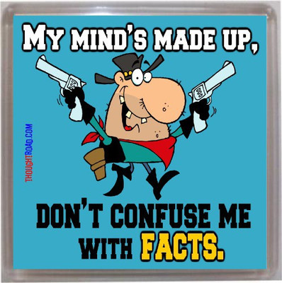 

Thoughtroad My Minds Made Up Fridge Magnet Pack of 1(Multicolor)
