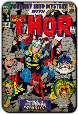 

Marvel Thor universe pack of 1 (Officially Licensed) Fridge Magnet Pack of 1(Multicolor)