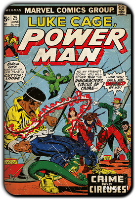 

Marvel Luke cage -power man pack of 1 (Officially Licensed) Fridge Magnet Pack of 1(Multicolor)
