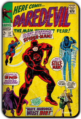 

Marvel Daredevil pack of 1 (Officially Licensed) Fridge Magnet Pack of 1(Multicolor)