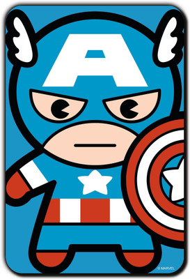 

Marvel Kawaii- Captain America (Officially Licensed) Fridge Magnet Pack of 1(Multicolor)