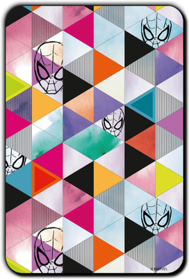 

Marvel Spider-man mask (Officially Licensed) Fridge Magnet Pack of 1(Multicolor)