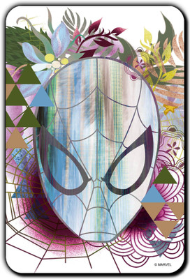 

Marvel Spider-man mask design (Officially Licensed) Fridge Magnet Pack of 1(Multicolor)