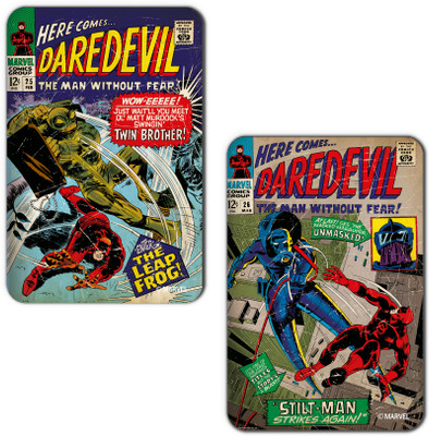 

Marvel Daredevil -twin brother (Officially Licensed) Fridge Magnet Pack of 2(Multicolor)