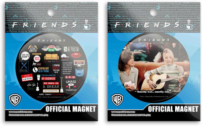 

Mc Sid Razz Friends Infographic and Smelly Cat Fridge Magnet Pack of 2(Multicolor)
