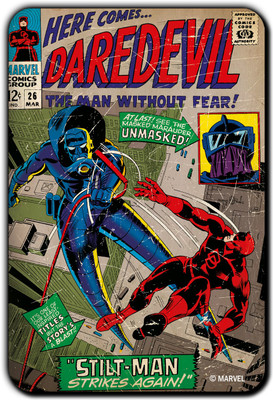 

Marvel Daredevil without fear pack of 1 (Officially Licensed) Fridge Magnet Pack of 1(Multicolor)