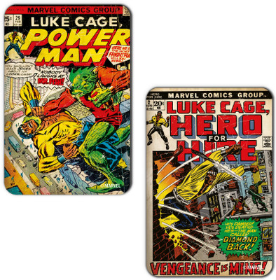 

Marvel Luke cage vengeance (Officially Licensed) Fridge Magnet Pack of 2(Multicolor)