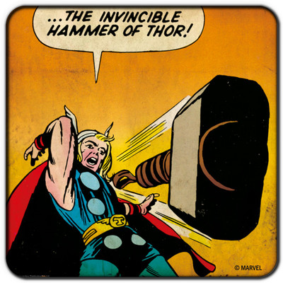 

Marvel Thor pack of 1 (Officially Licensed) Fridge Magnet Pack of 1(Multicolor)