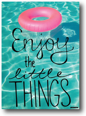 Nourish Enjoy the Little Things Fridge Magnet Pack of 1