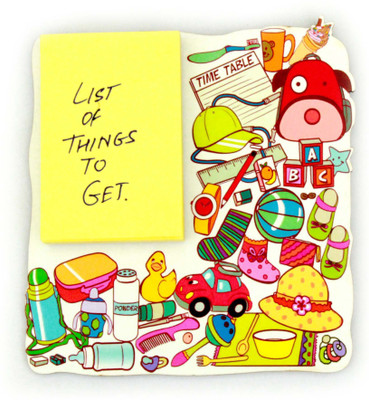 

Homeblendz Kid List Fridge Magnet Pack of 1(Multicolor)