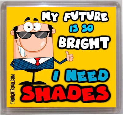 

Thoughtroad My Future Fridge Magnet, Door Magnet Pack of 1(Multicolor)