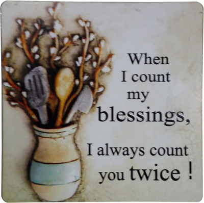 

Fabionic When I count my blessings, I always count you twice ! Fridge Magnet Pack of 1