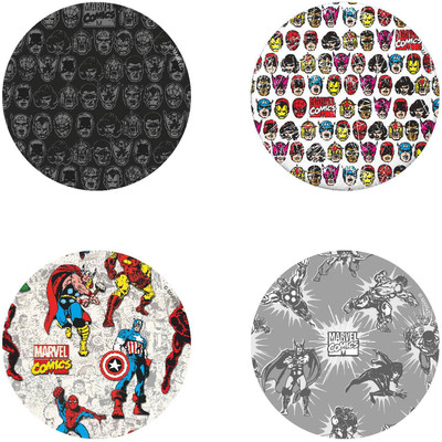 

Marvel Avengers collage pack of 4 (Officially Licensed) Fridge Magnet Pack of 4(Multicolor)