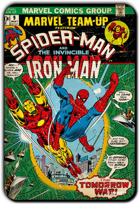 

Marvel Spider-man - Iron man pack of 1 (Officially Licensed) Fridge Magnet Pack of 1(Multicolor)