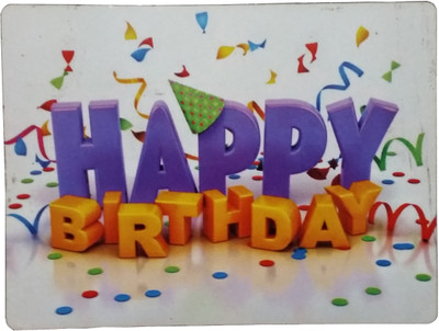 

Fabionic HAPPY BIRTHDAY Fridge Magnet Pack of 1