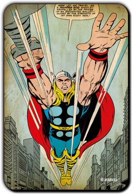 

Marvel Thor -journey pack of 1 (Officially Licensed) Fridge Magnet Pack of 1(Multicolor)