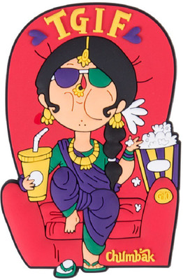 

Chumbak Gulabo Fridge Magnet Pack of 1(Multicolor)