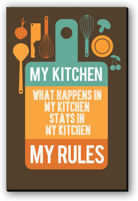Seven Rays What Happens in My Kitchen Fridge Magnet Pack of 1