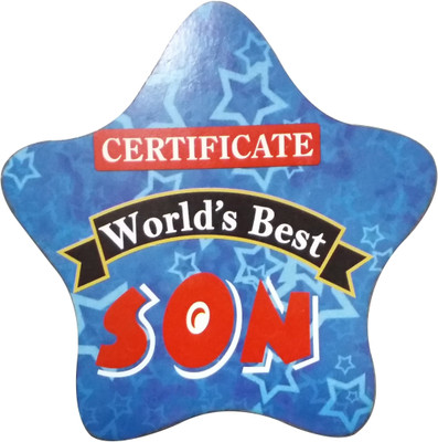 

Fabionic Certificate World's Best Son Fridge Magnet Pack of 1