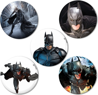 

Warner Bros. Batman In Action Fridge Magnet Pack of 5(Multicolor)