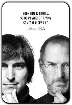 

Posterboy Steve jobs - time is limited Fridge Magnet Pack of 1(Multicolor)