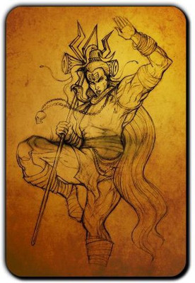 

Posterboy Shiva Tandav Fridge Magnet Pack of 1(Multicolor)
