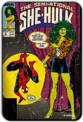 

Marvel She Hulk pack of 1 (Officially Licensed) Fridge Magnet Pack of 1(Multicolor)
