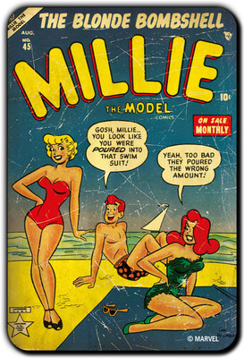 

Marvel Millie the model pack of 1 (Officially Licensed) Fridge Magnet Pack of 1(Multicolor)