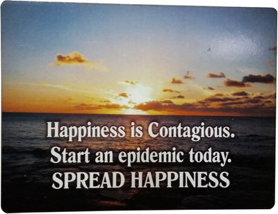 

Fabionic Happiness is Contagious. Start a epidemic today. SPREAD HAPPINESS Fridge Magnet Pack of 1