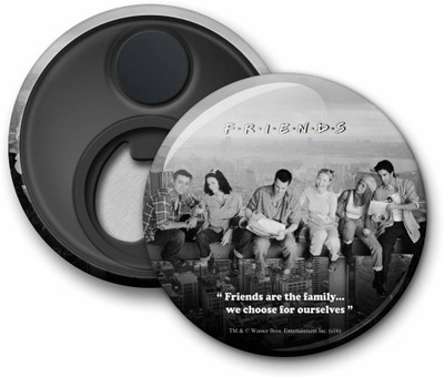 

Mc Sid Razz Official "F.r.i.e.n.d.s" - Family Fridge Magnet Pack of 1(Multicolor)