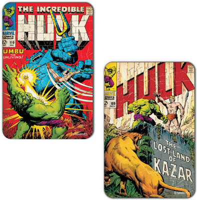 

Marvel Hulk-lost land (Officially Licensed) Fridge Magnet Pack of 2(Multicolor)