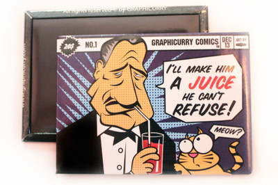 

Graphicurry Juice Fridge Magnet Pack of 1(Multicolor)