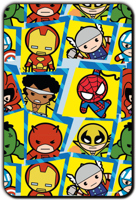 

Marvel Kawaii- Avengers design (Officially Licensed) Fridge Magnet Pack of 1(Multicolor)