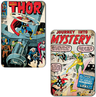 

Marvel Thor -journey (Officially Licensed) Fridge Magnet Pack of 2(Multicolor)