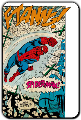 

Marvel Spider-man Ftaang pack of 1 (Officially Licensed) Fridge Magnet Pack of 1(Multicolor)