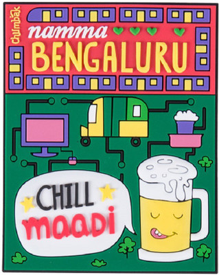 

Chumbak Namma Bengaluru Fridge Magnet Pack of 1(Multicolor)