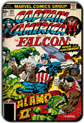 

Marvel Captain America falcon pack of 1 (Officially Licensed) Fridge Magnet Pack of 1(Multicolor)