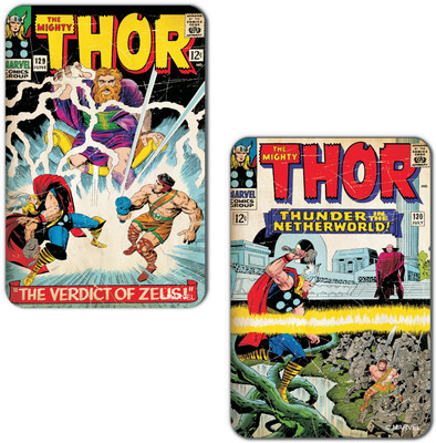 

Marvel Thor -verdict (Officially Licensed) Fridge Magnet Pack of 2(Multicolor)