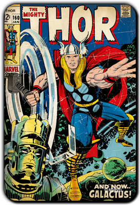 

Marvel Mighty Thor pack of 1 (Officially Licensed) Fridge Magnet Pack of 1(Multicolor)