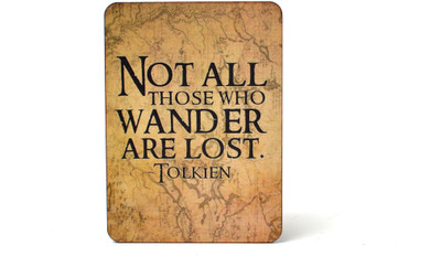 

My Own All Who Wander Fridge Magnet Pack of 1(Multicolor)