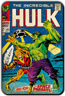 

Marvel Hulk- big premiere pack of 1 (Officially Licensed) Fridge Magnet Pack of 1(Multicolor)