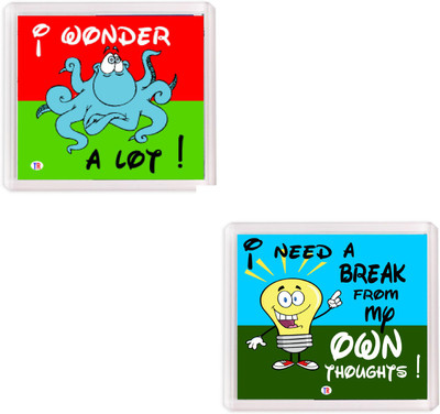 

Thoughtroad Wonder Break Fridge Magnet Pack of 2