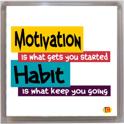 

Thoughtroad Motivation Fridge Magnet Pack of 1(Multicolor)