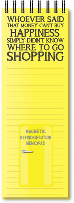Nourish Magnetic Memo Pad Regular Memo Pad Ruled 50 Pages(Yellow)