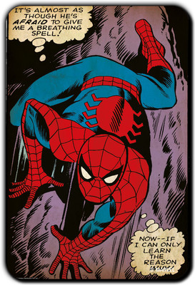 

Marvel Spider-man afraid pack of 1 (Officially Licensed) Fridge Magnet Pack of 1(Multicolor)