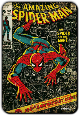 

Marvel Spider-man crawl pack of 1 (Officially Licensed) Fridge Magnet Pack of 1(Multicolor)