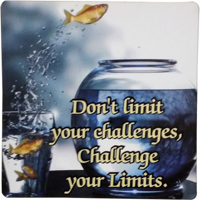 

Fabionic Don't limit your challenges, Challenge your limits. Fridge Magnet Pack of 1