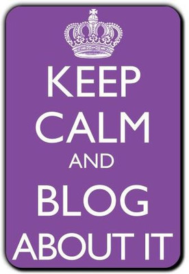 

Posterboy Keep calm and blog about it Fridge Magnet Pack of 1(Multicolor)