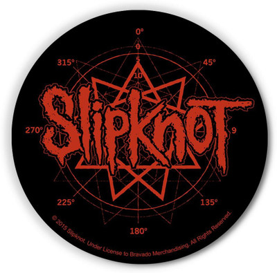 Bravado Slipknot Logo Fridge Magnet, Door Magnet Pack of 1 Multicolor